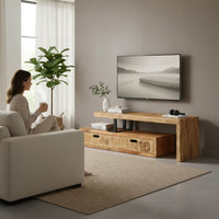 Meuble TV Extensible en Manguier Massif Modulable