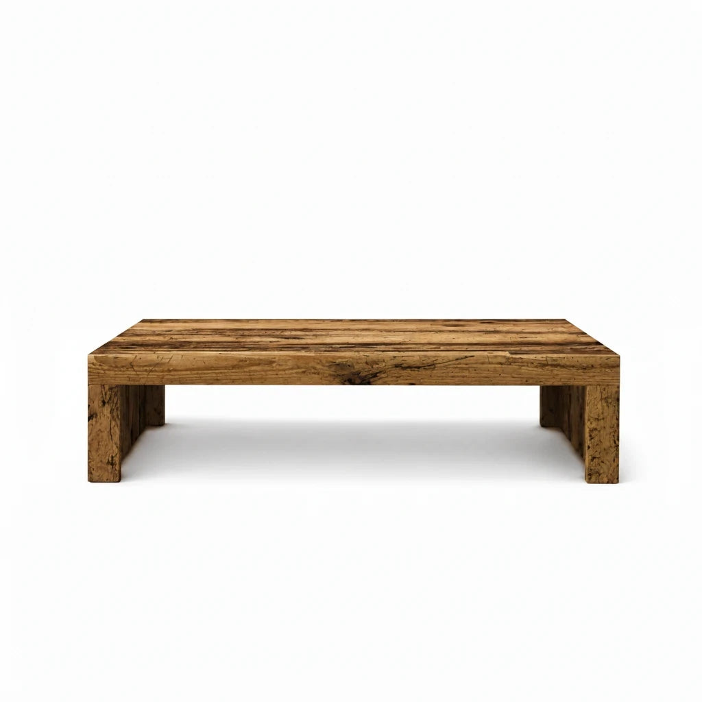 Table Basse Carrée en Bois d'Ingénierie 100 cm