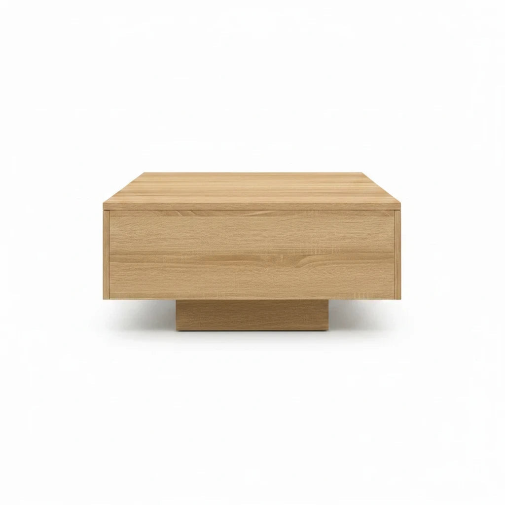 Table Basse Carrée Chêne Sonoma 100 x 100 cm