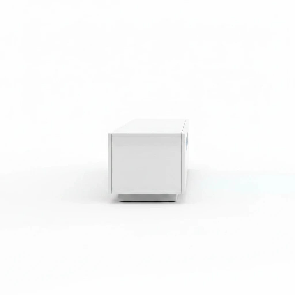Meuble TV Blanc Modulable avec LED RVB 180 cm
