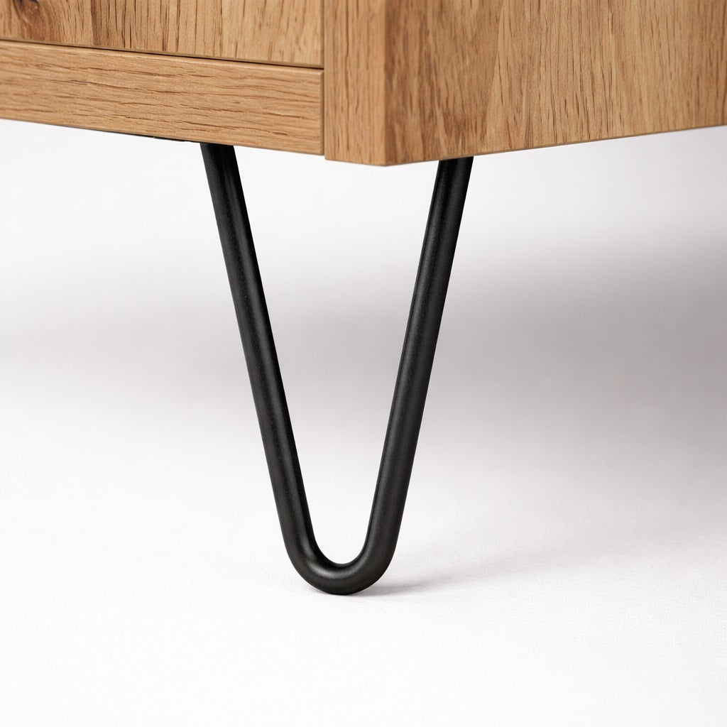 Table Basse en Bois avec Rangement Ouvert