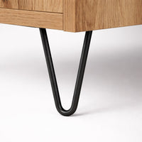Table Basse en Bois avec Rangement Ouvert