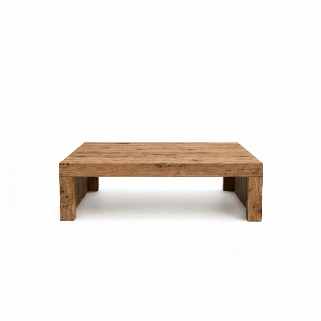 Table Basse Carrée en Bois d'Ingénierie 100 cm