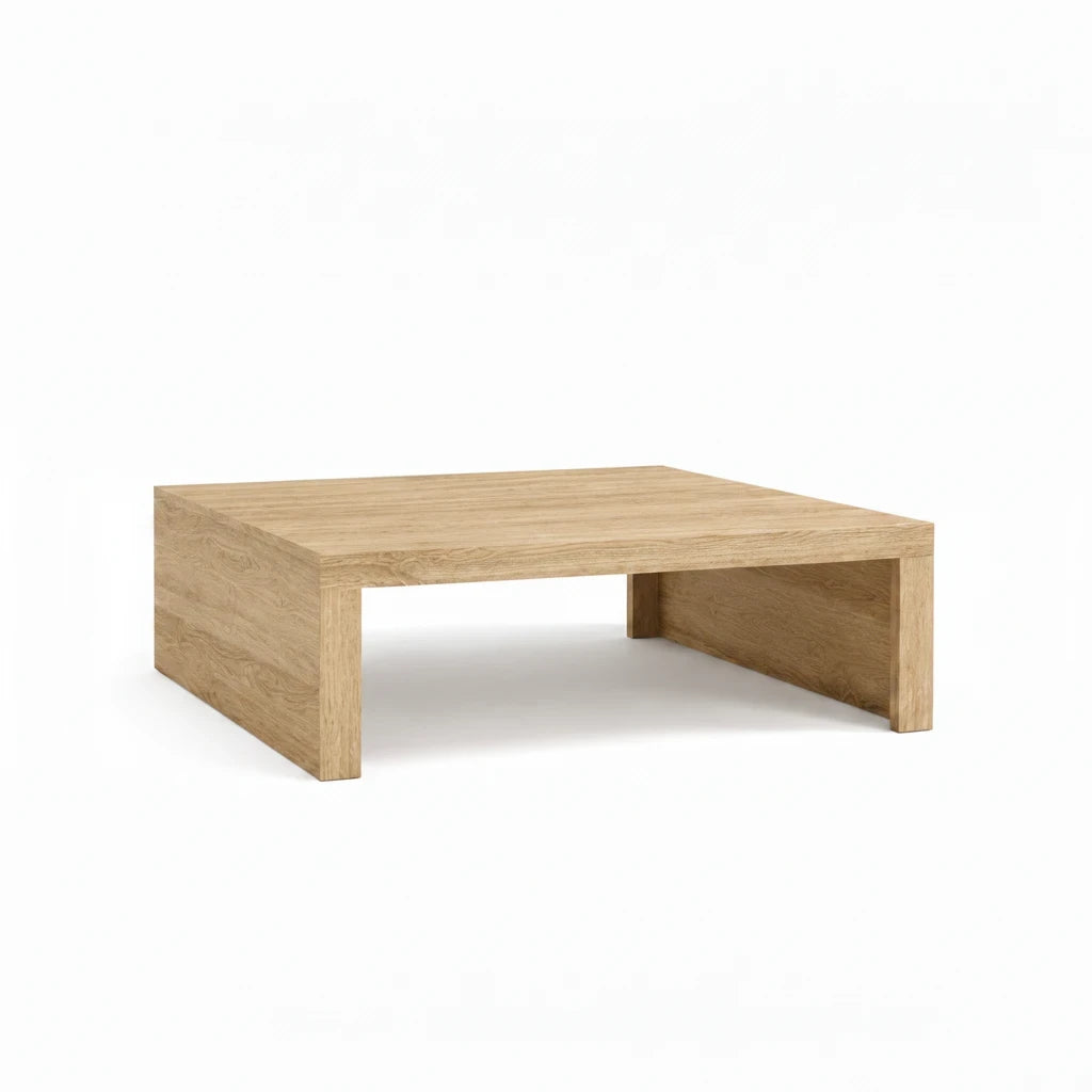 Table Basse Carrée en Bois d'Ingénierie 100 cm