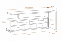 Meuble TV Extensible en Manguier Massif Modulable