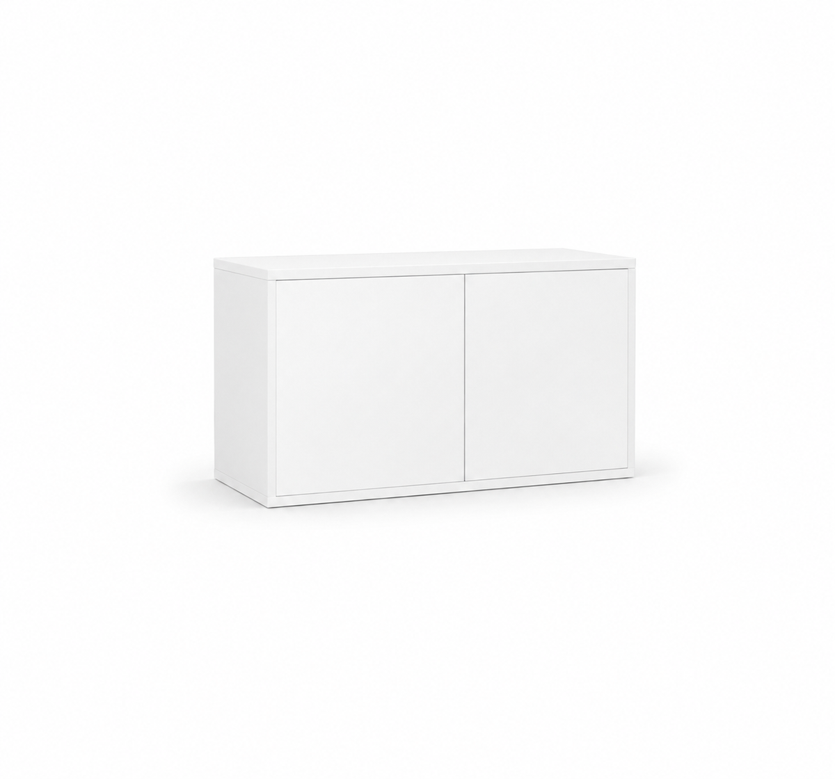 Ensemble Meuble TV Mural Blanc Suspendu – 8 Pièces