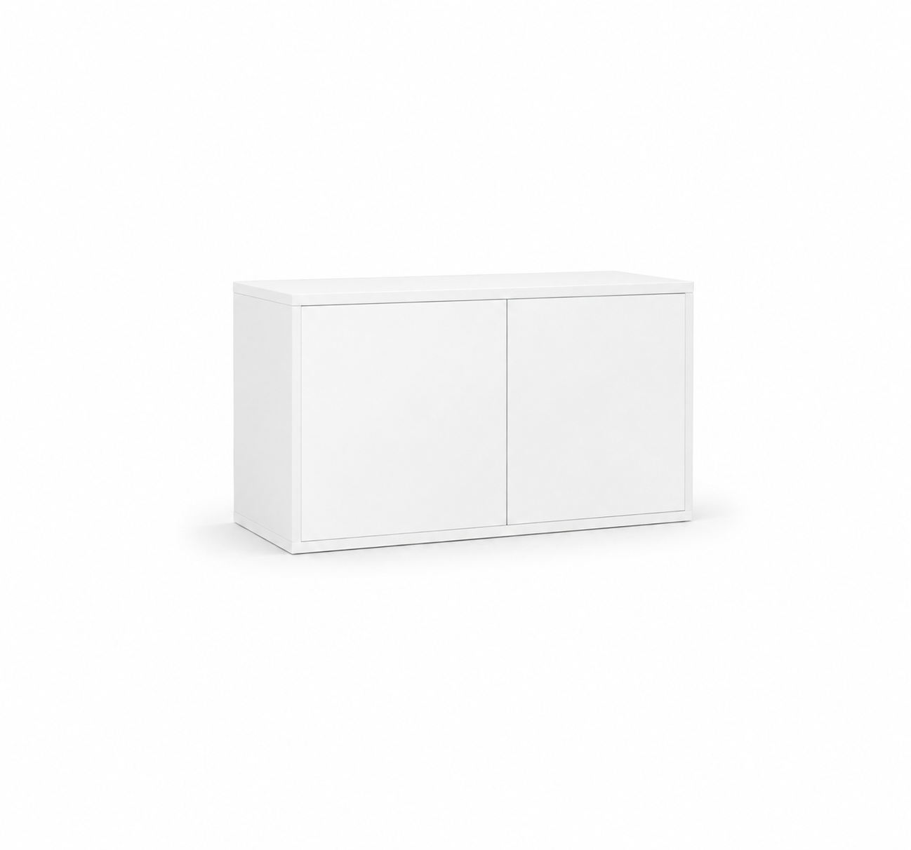 Ensemble Meuble TV Mural Blanc Suspendu – 8 Pièces
