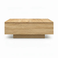 Table Basse Carrée Chêne Sonoma 100 x 100 cm