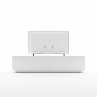 Meuble TV Blanc Modulable avec LED RVB 180 cm