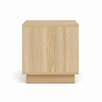 Table Basse Carrée Chêne Sonoma avec Étagères de Rangement