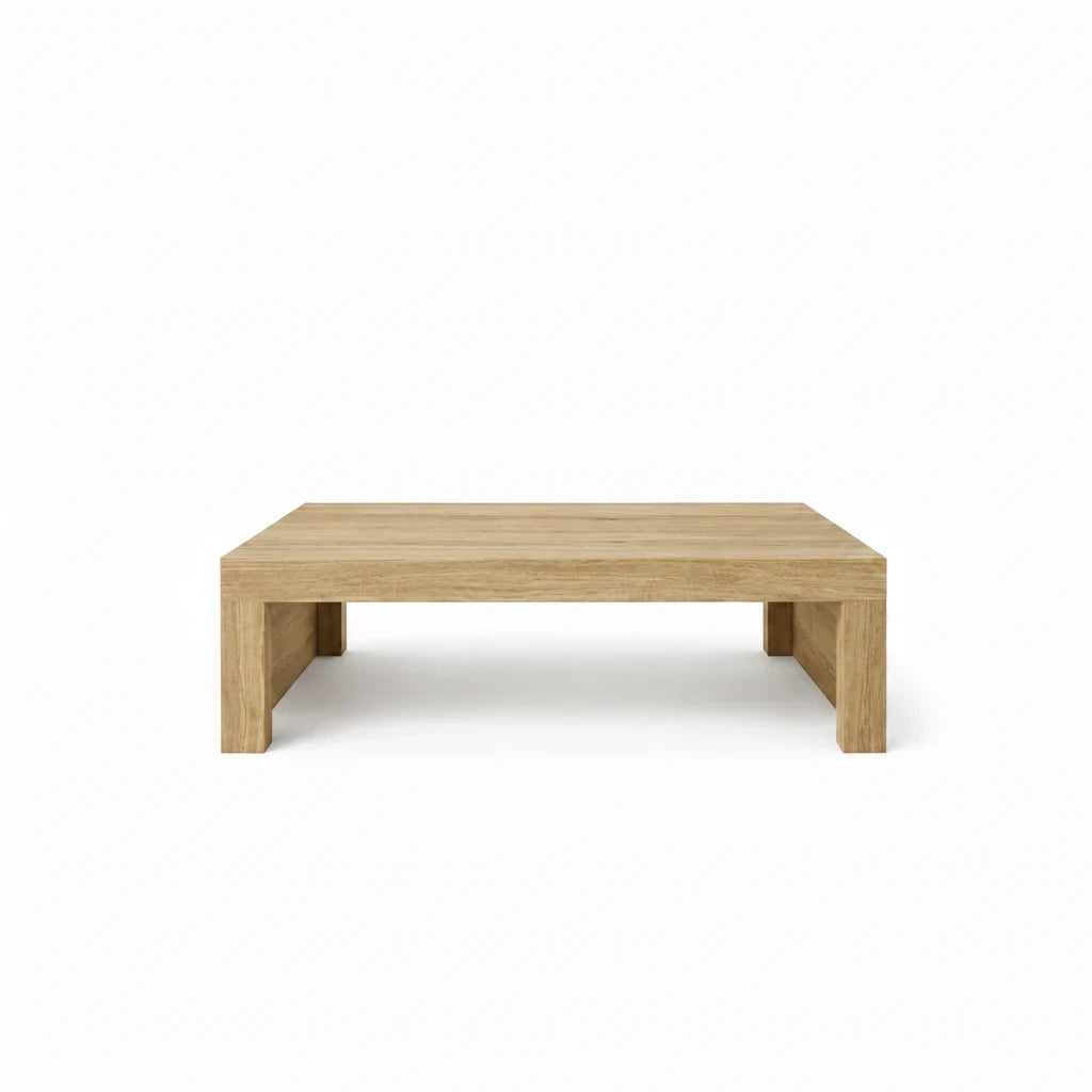 Table Basse Carrée en Bois d'Ingénierie 100 cm