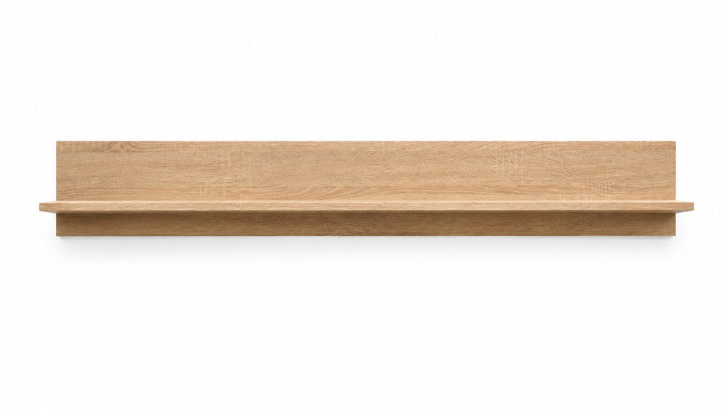Étagère murale Loftora en bois finition chêne sonoma au design minimaliste et moderne